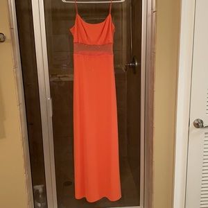 Coral Prom Evening Dress